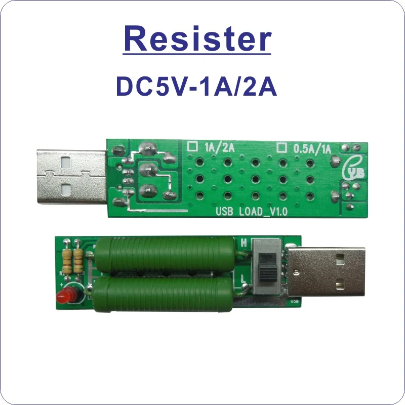 Резистор DC 5 В сопротивление 0.5A 1A 1.5A 2.5A USB детектор тестер емкости электрические