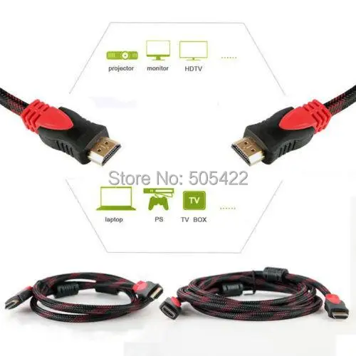 Кабель HDMI 50 футов для BLURAY 3D DVD PS3 HD TV XBOX LCD 1080P | Электроника
