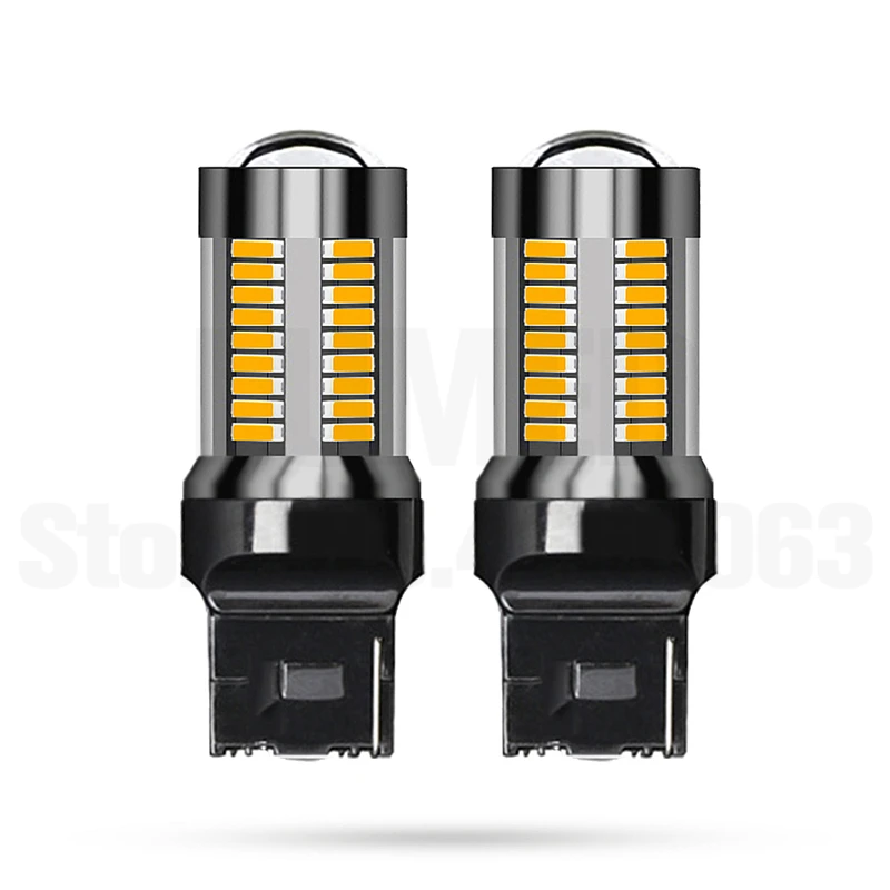 

2x T20 7440 W21W LED 600lm 66 SMD 4014 Car LED Auto DRL Turn Signal Light Fog Lights Reversing lamp