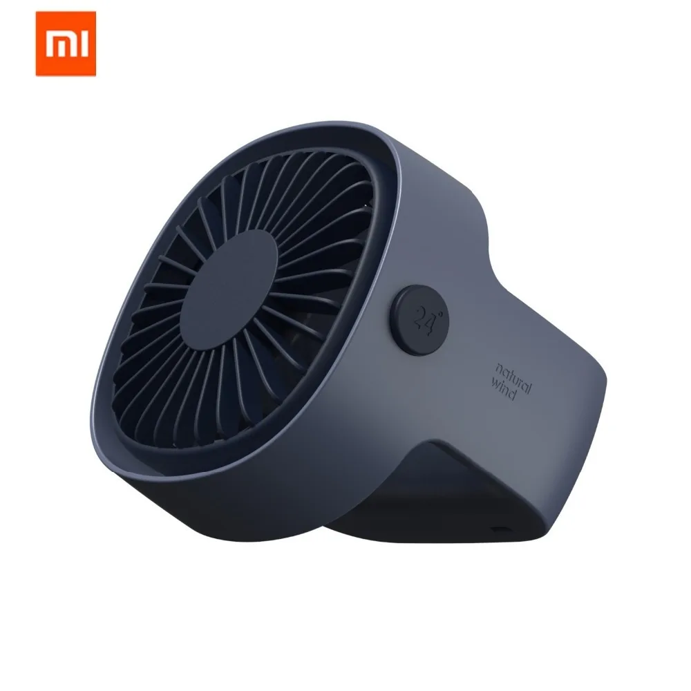 Xiaomi Mijia Cafele Портативный USB мини вентилятор клип Настольный бесшумный 3 Скорость