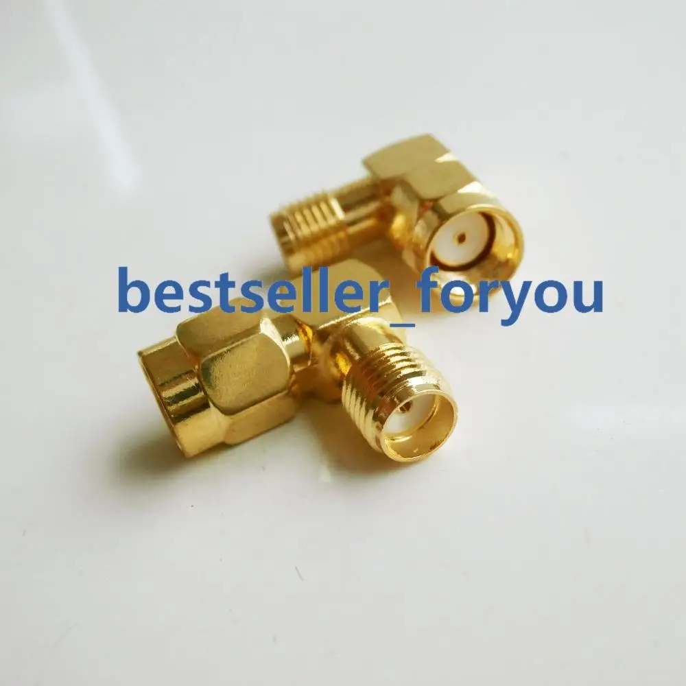 1x RF-SMA адаптер SMA female к RPSMA male Прямоугольный разъем RA RF Coax Connector | Обустройство дома