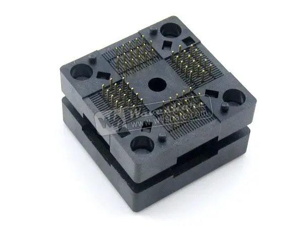 

QFP64 TQFP64 LQFP64 PQFP64 OTQ-64-0.5-01 Enplas QFP IC Test Burn-In Socket 0.5mm Pitch