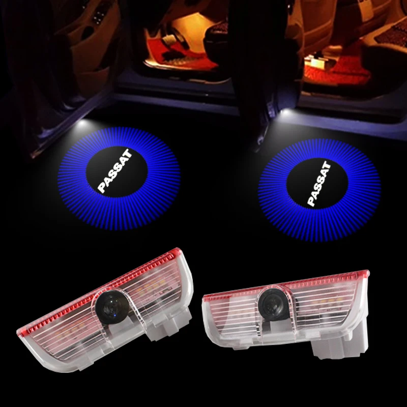 2 шт./лот автомобиль водить двери логотип проектор Призрак Тень Свет для vw passat b6 b7 |