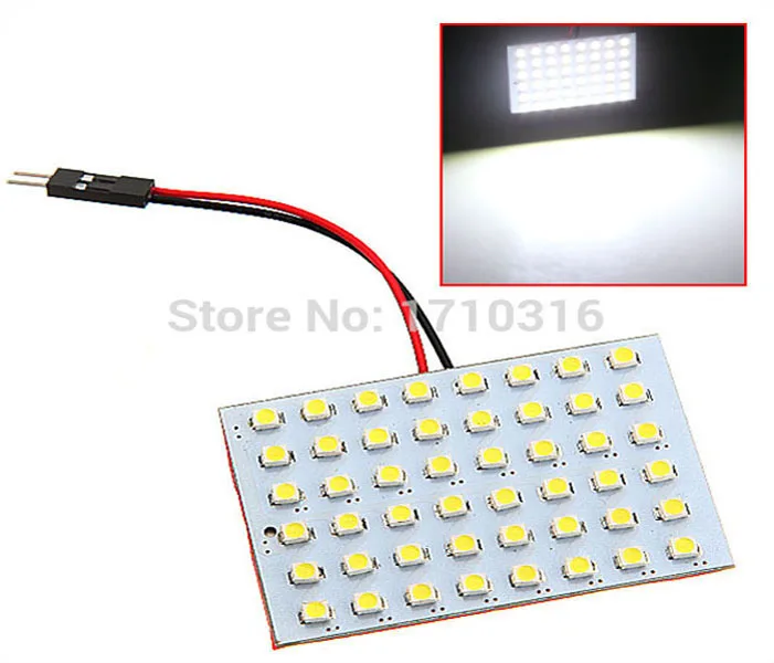 1 шт 1210 48 SMD светодиодный высокое Мощность автомобиля интерьер комнаты купол