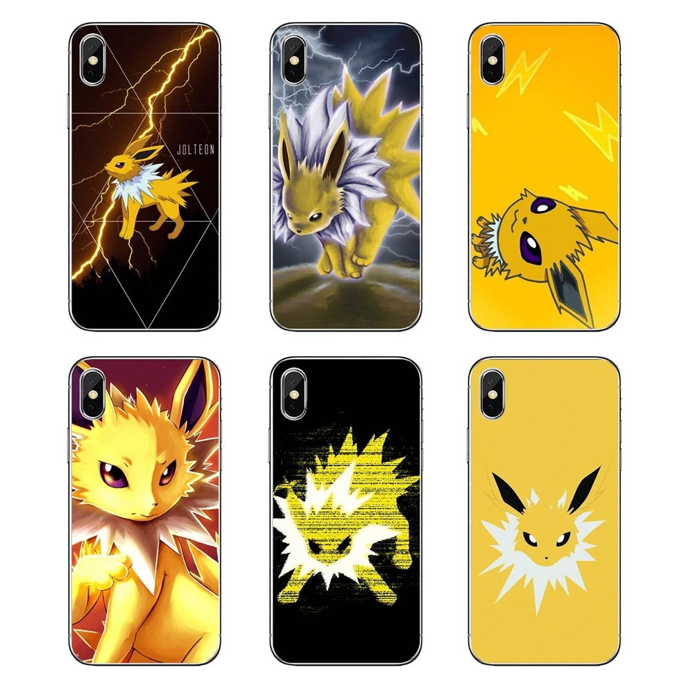 Силиконовый чехол аниме Покемон животное Jolteon художественный постер для Huawei P20 Lite