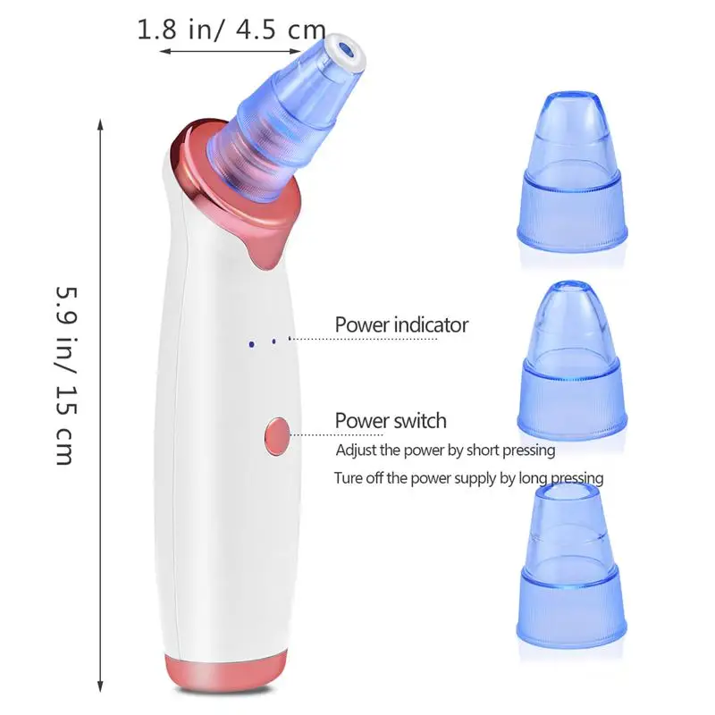 Лицевая пор нос вакуумный отсос для угрей машина очиститель пилинг Очищение кожи
