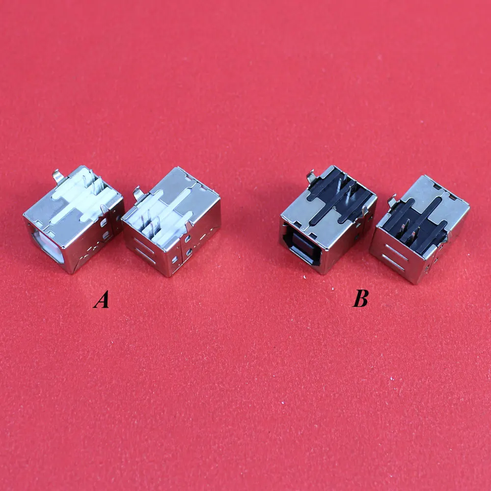 ChengHaoRan 1 шт. монтаж печатной платы 90 градусов 4 Pin USB 2 0 Тип B гнездовой разъем цвета