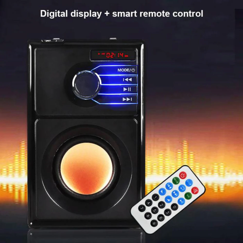 Модный портативный деревянный сабвуфер, беспроводной Bluetooth динамик, Mp3 Play, FM радио, динамик s Super Bass, громкий динамик, из России