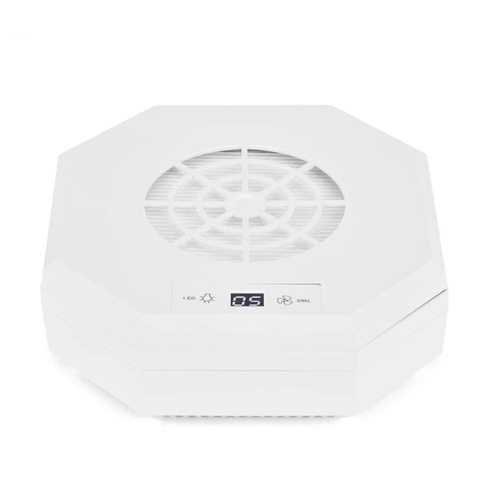 Профессиональный 60 W Сильный вакуумный коллектор для ногтей пыли Cleaner мощный