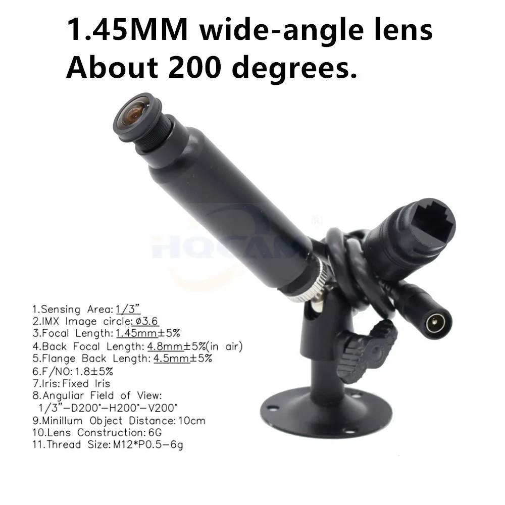 HQCAM микро веб камера IMX307 1080P мини ip видеонаблюдения сетевая Vedio Onvif P2P пуля