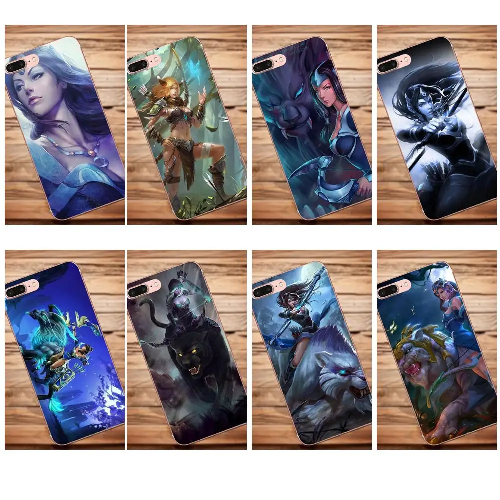 Мягкий чехол Vvcqod Mirana Dota 2 для sony Xperia Z Z1 Z2 Z3 Z4 Z5 compact Mini Premium M2 M4 M5 T3 E3 E5 XA | Мобильные