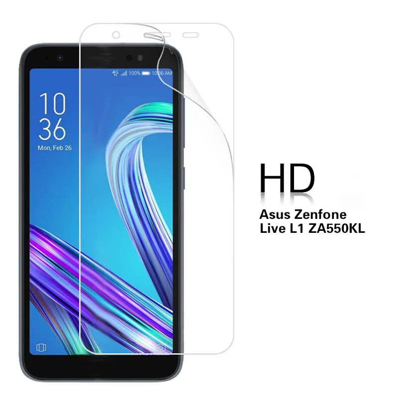 Антибликовая матовая пленка для Asus Zenfone Live L1 ZA550KL 5 45 in HD прозрачная глянцевая