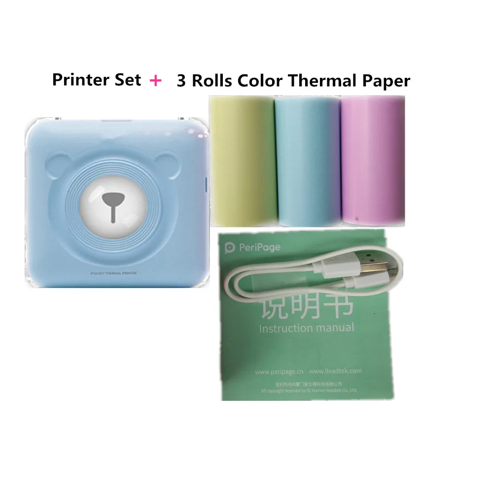Add 3 Thermal Paper GOOJPRT беспроводной безчернильный термопринтер поставки термальная клеящаяся бумага для этикеток Imprimante фото принтер мобильные телефоны Android IOS Телефон - Цвет: Add 3 Thermal Paper