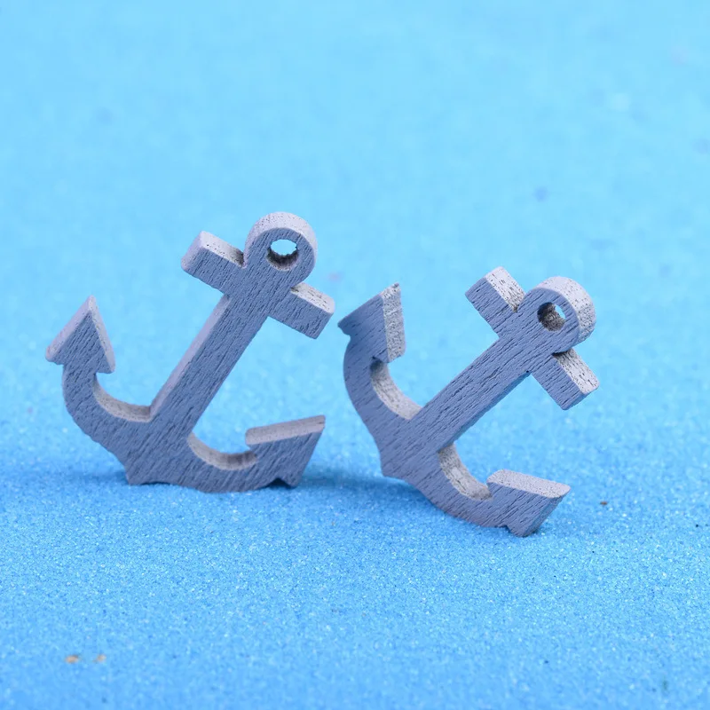 2 Pcs Miniature Garden Furniture DIY Lovely Cute Boat Anchors Decoration Fairy For Supplies | Дом и сад