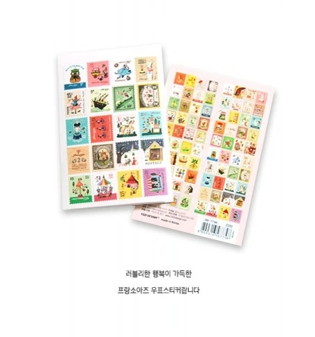 TIAMECH 4 листа/упаковка Новая тема Франсуаза бумажная наклейка-Марка дневник