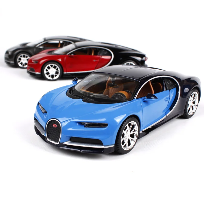 Бураго 1/24 спортивный автомобиль Bugatti Chiron Simulatio Collecor Edition металлическая литая под