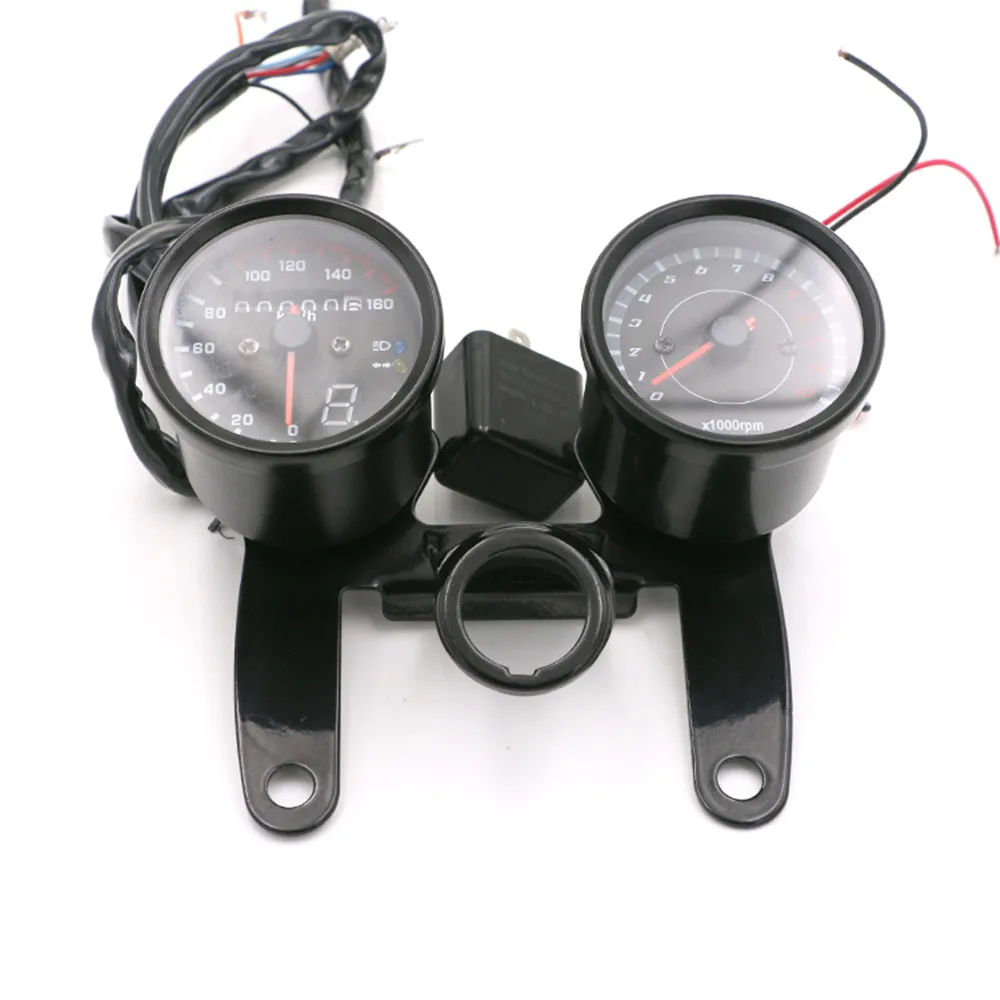 Мотоцикл ретро одометр 2 в 1 мотоцикл со светодиодной подсветкой и датчик