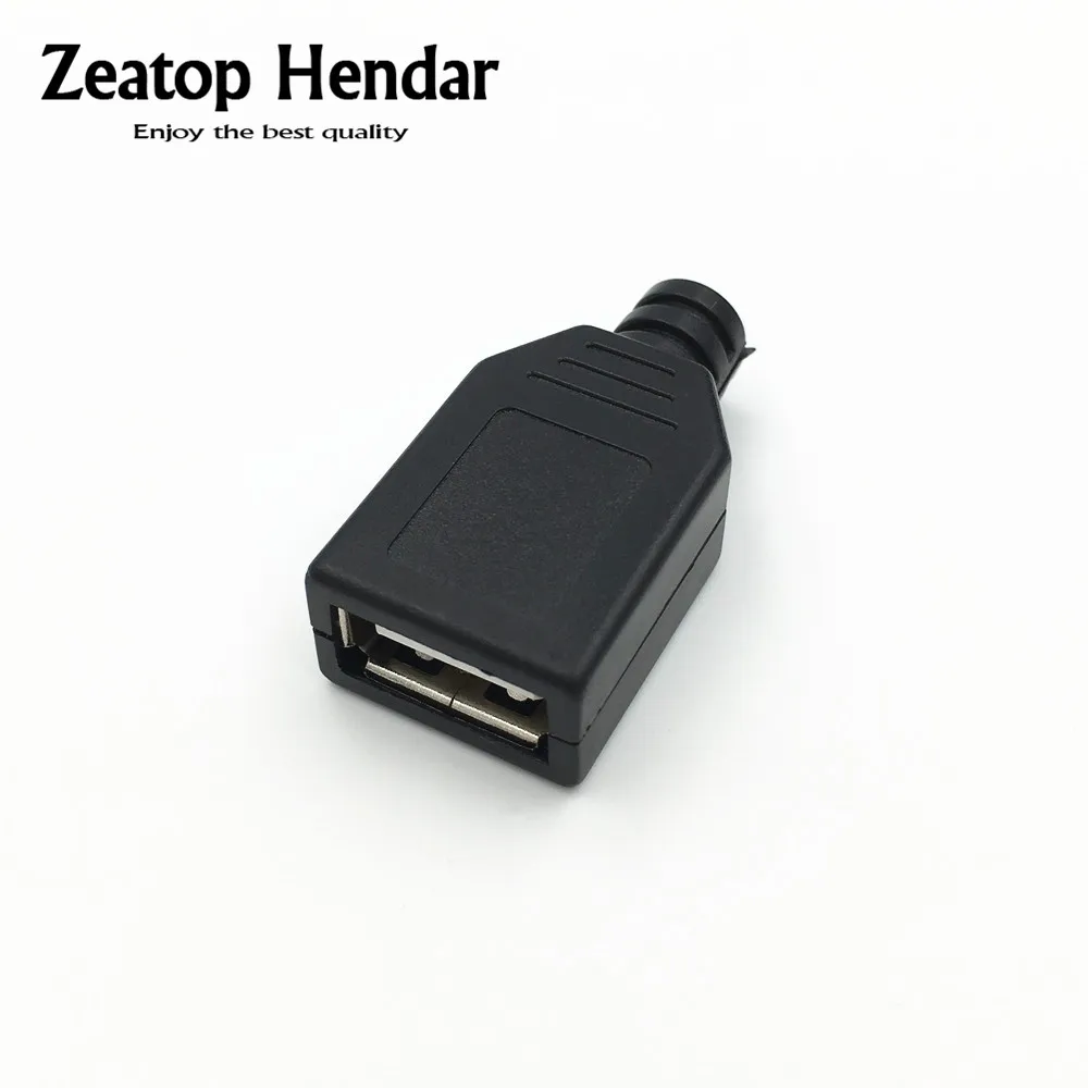 10 комплектов сделай сам USB 2 0 гнездовой разъем соединитель пластиковая крышка в