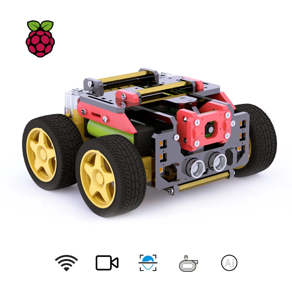 Adeept AWR 4WD WiFi умный робот автомобильный комплект для Raspberry Pi 3 Model B +/B/2B DIY роботов