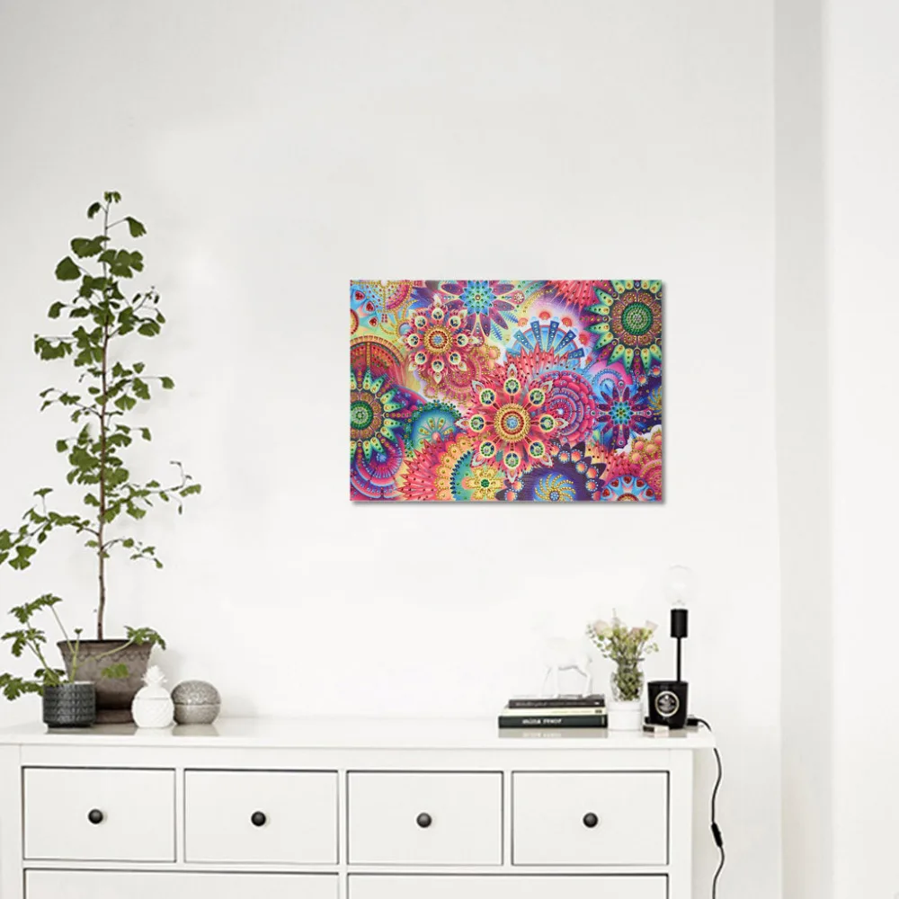 Алмазная вышивка зимняя Цветочная форма черепахи специальная алмазная