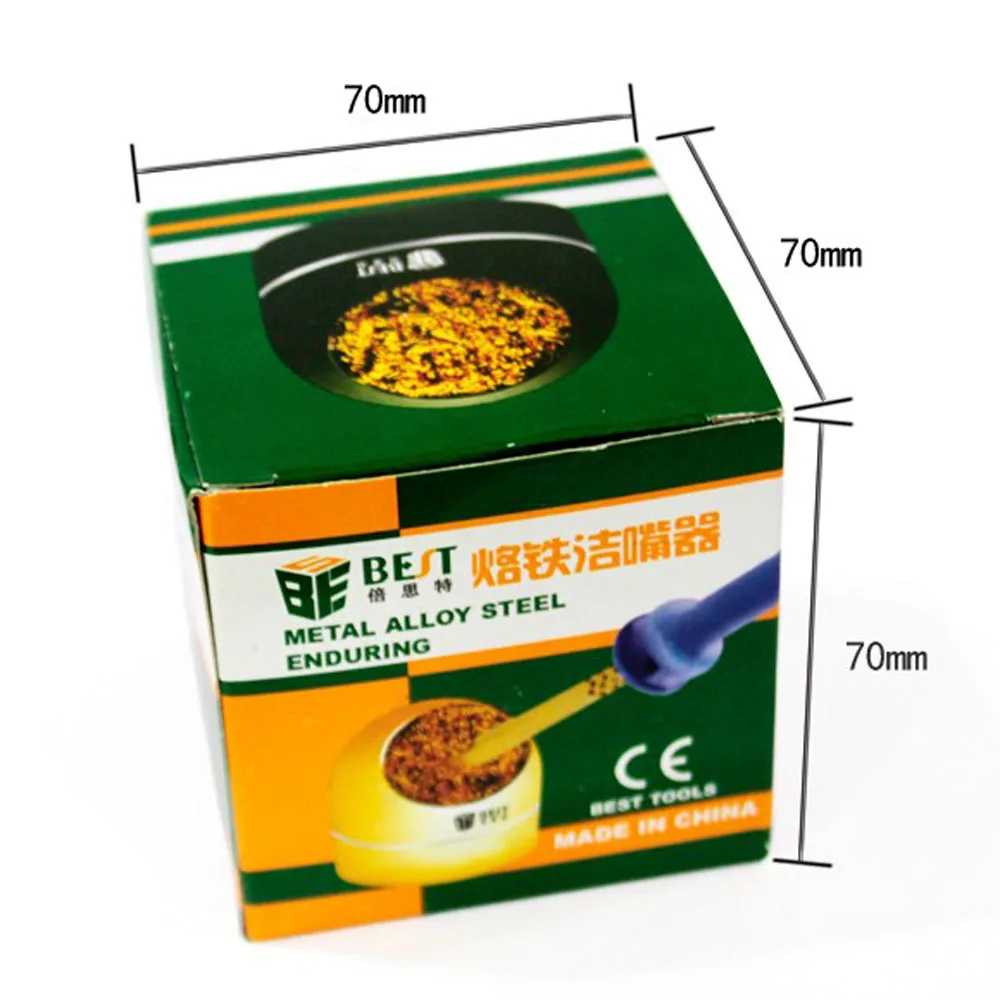 Инструмент для чистки наконечников паяльника с проводом губкой инструменты