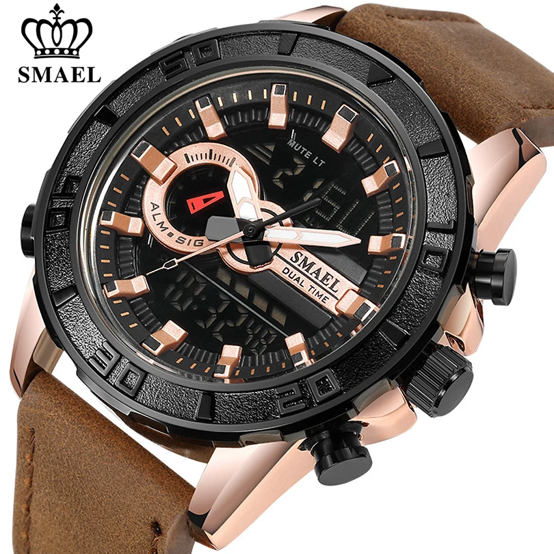 SMAEL Relogio Masculino 2021 мужские часы модные Лидирующий бренд спортивные