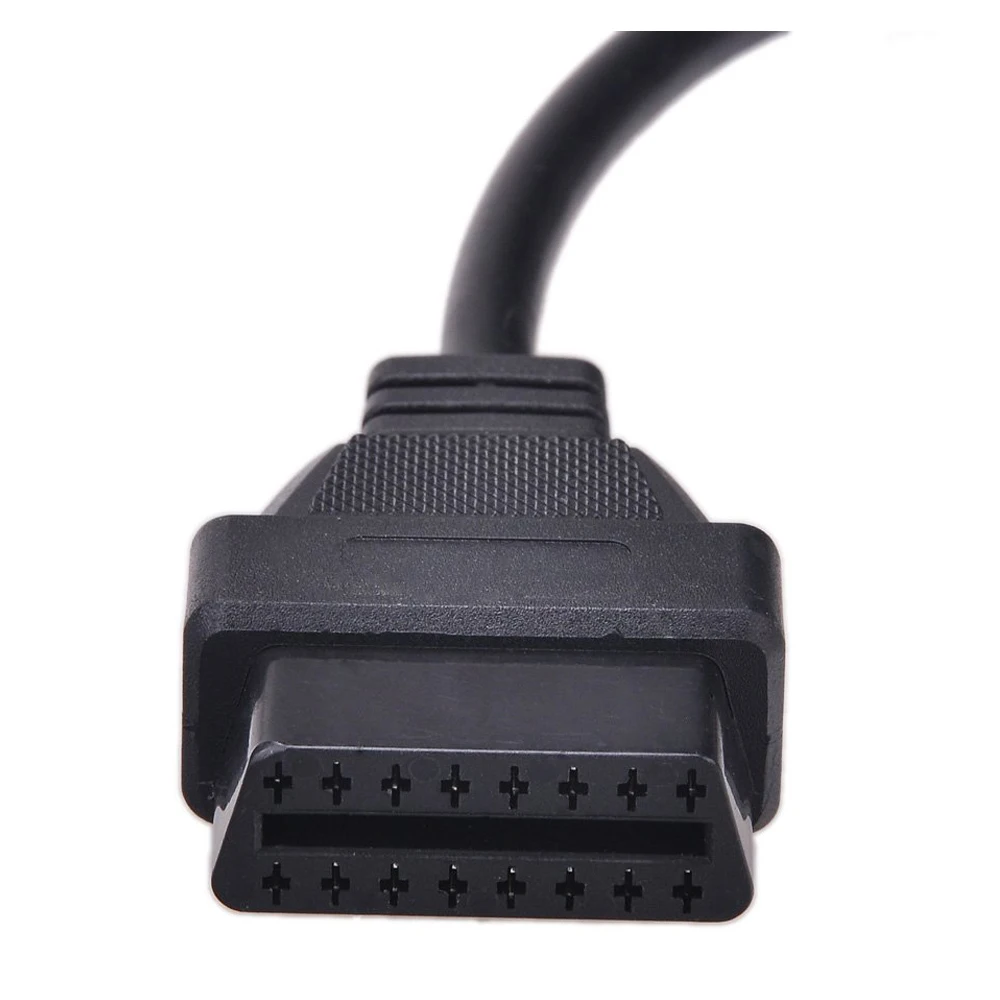 OBDII открытый кабель 16 контактный разъем расширения слот диагностический