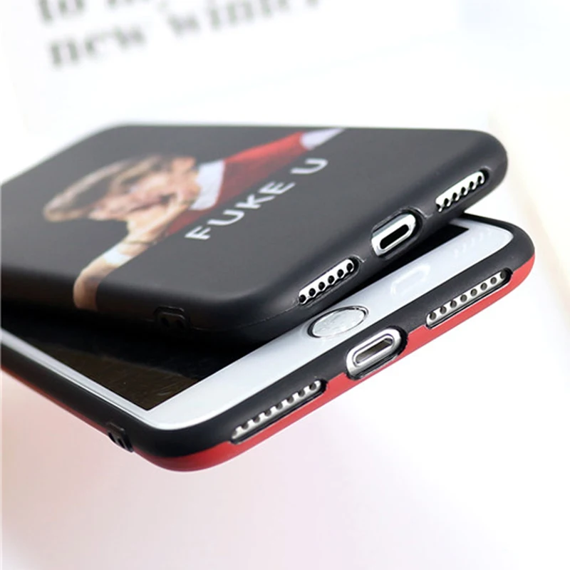 Отсутствие Забавный Мальчик девушка телефон чехлы для iphone 7 Чехол 6 S 8 Plus X Мода