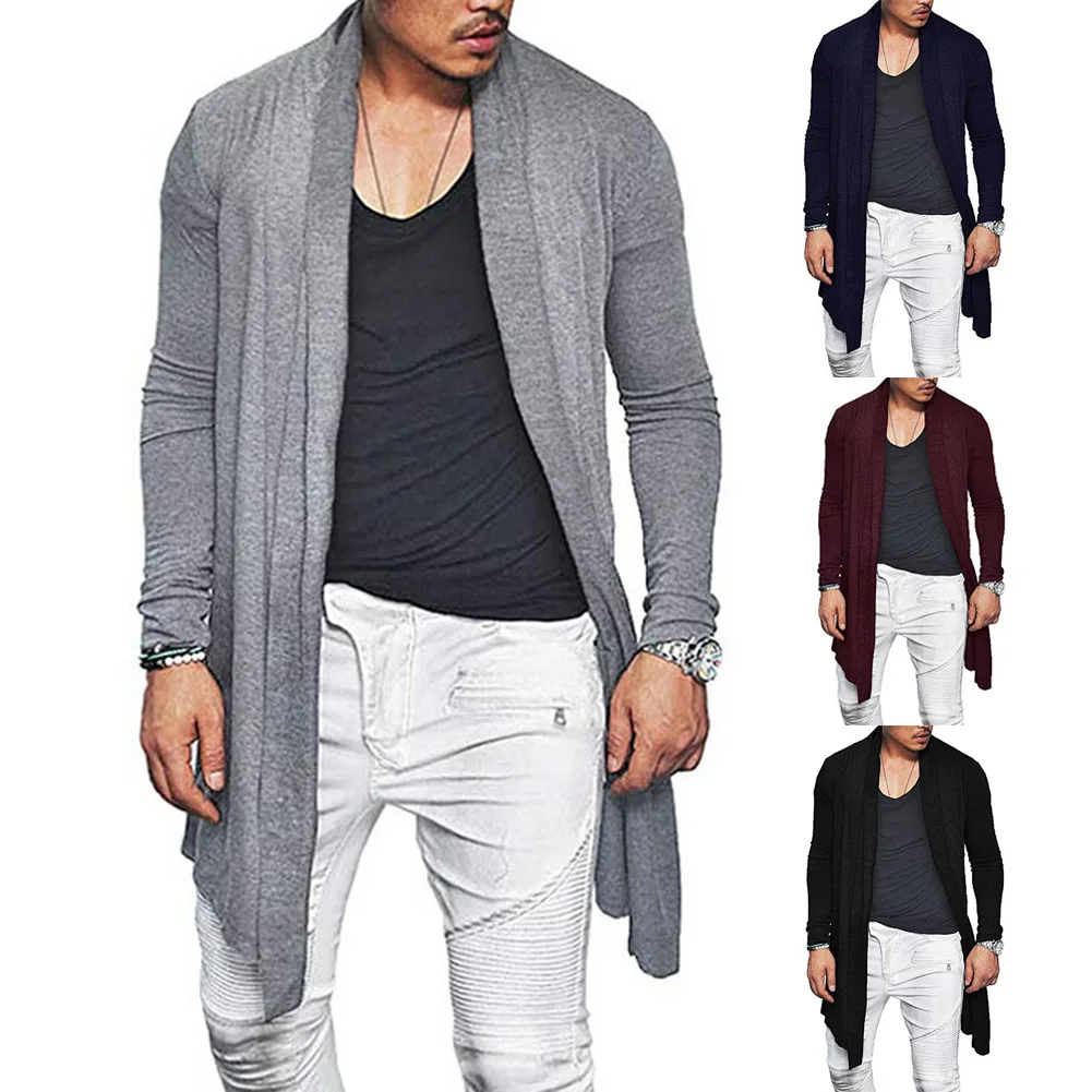 YJSFG домашний свитер для мужчин 2018 Новый v образный вырез длинный рукав вязаный