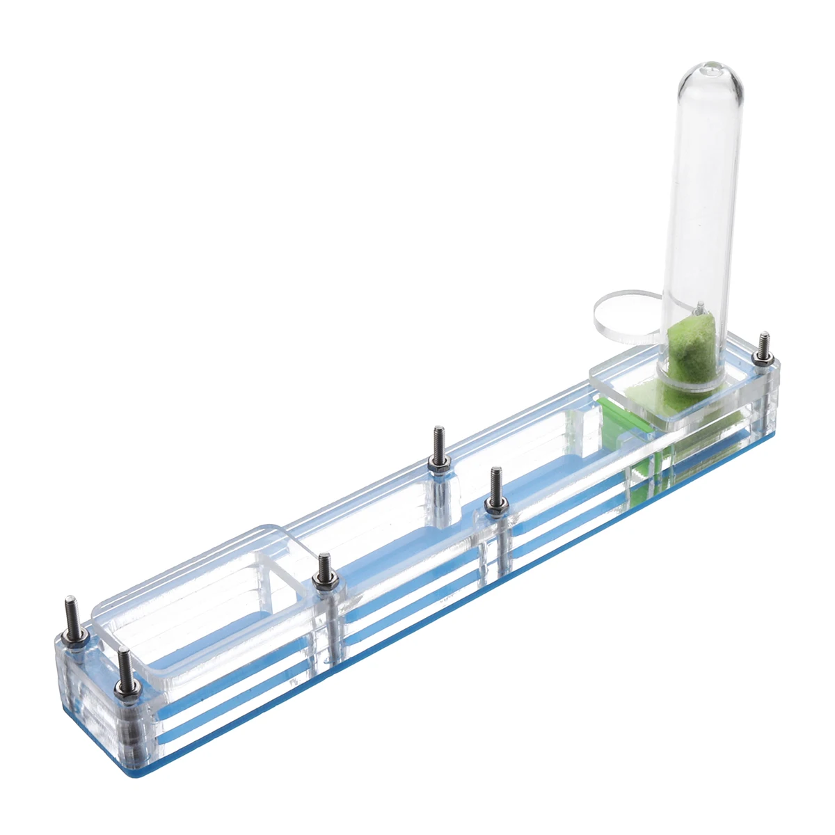 Муравьиная ферма акриловая селекция дисплей коробка ферма насекомое гнездо лабиринт 3D детская Новинка среда обитания система кормления декоративные - Цвет: Синий