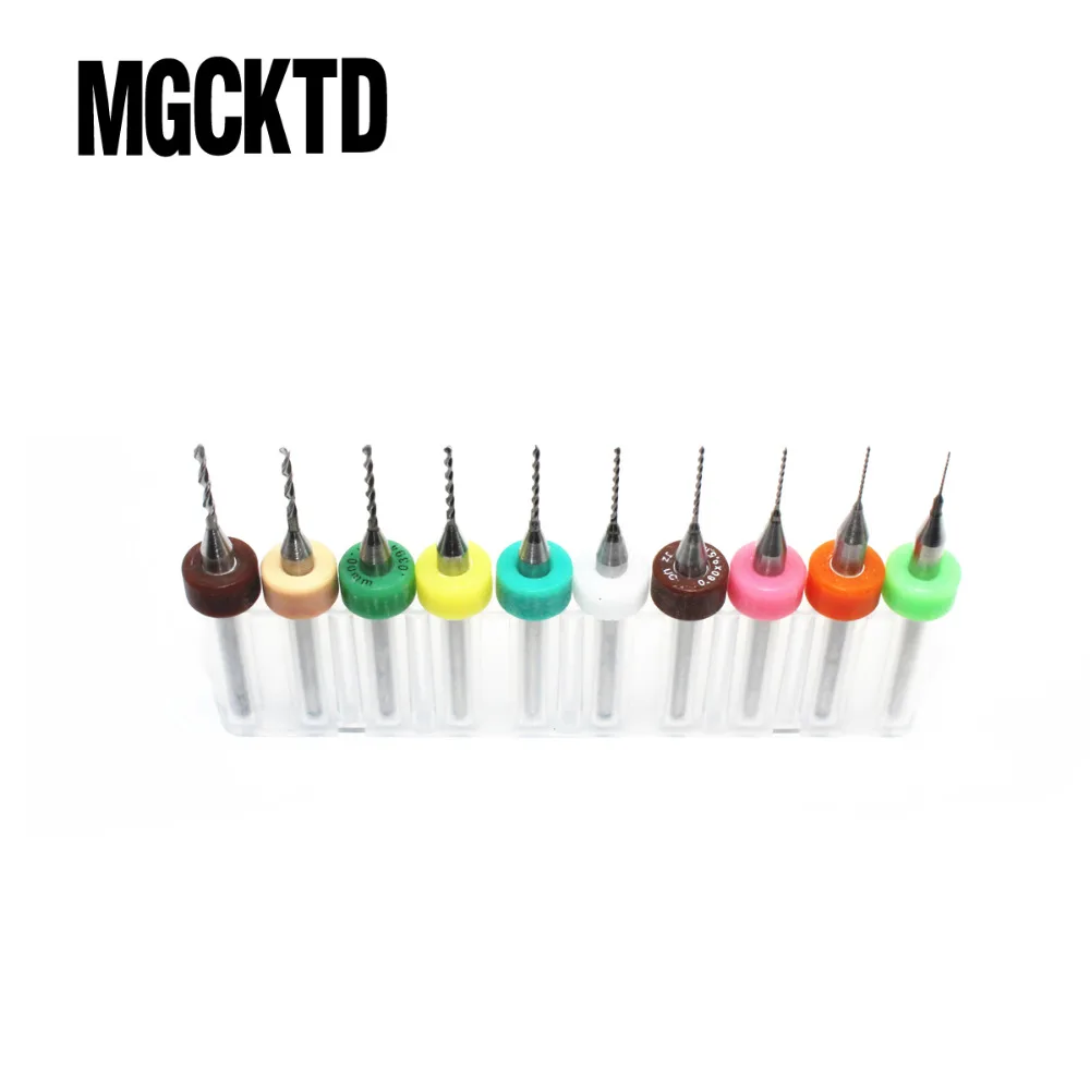 

10pcs/Set 0.3-1.2mm PCB Print Circuit Board Carbide Micro Drill Bit Tool Set Integrated Circuits