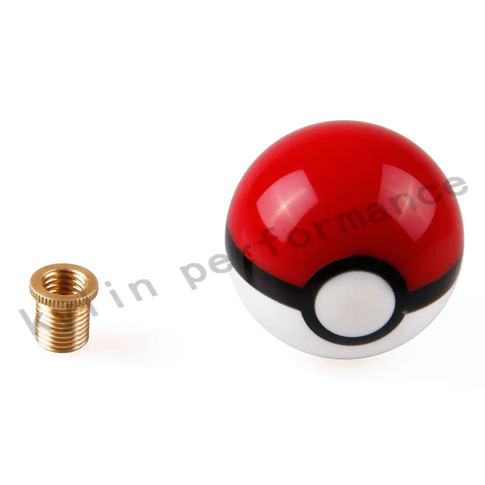 Бесплатная доставка диаметр 54 мм ручка переключения передач PokeBall Racing M10X1.5 / M8x1.25