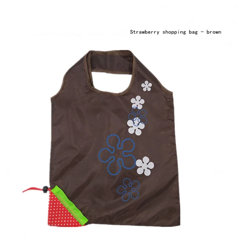 Многоразовая сумка для продуктов с принтом клубники многофункциональная