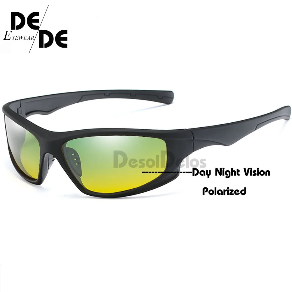 Мужские поляризационные солнцезащитные очки для дня и ночи классические