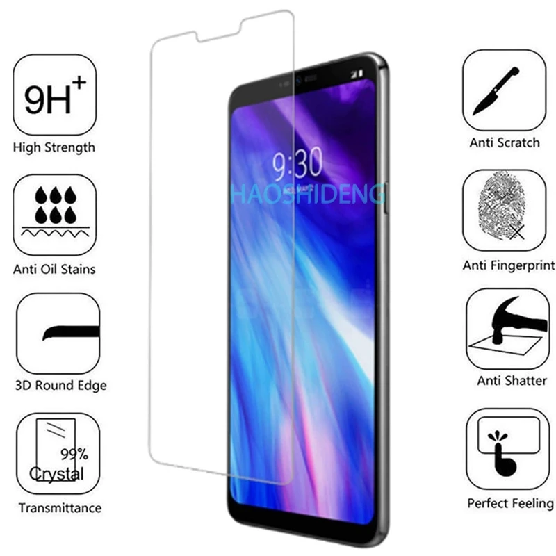 Полный экран из закаленного стекла для LG G7 ThinQ Стекло Экран протектор 2.5D 9 h экрана