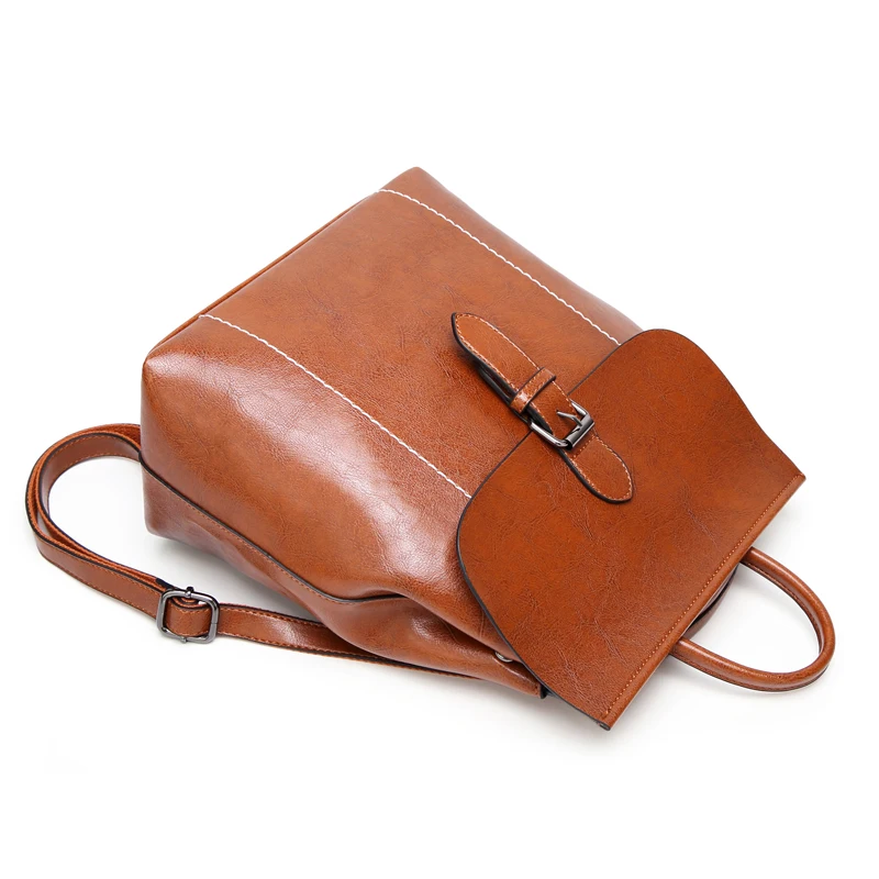 

Backpack Women Pu Leather Female Backpacks Teenager School Bags Youth Leather Backpacks Bagpack mochila 2018