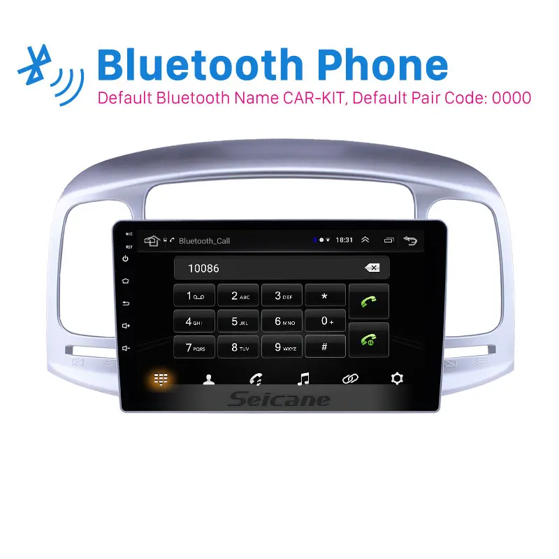 Seicane HD Navi 9 &quotстерео Android 8 1 Авторадио для Hyundai Accent 2006 2011 головное устройство Bluetooth с