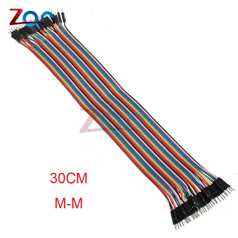 Dupont линия 30 см папа + Женский и женский Соединительный провод кабель для Arduino DIY KIT