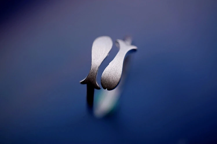 Кольцо рыбы с созвездиями зодиака кольцо символом знаки милыми двойными рыбками