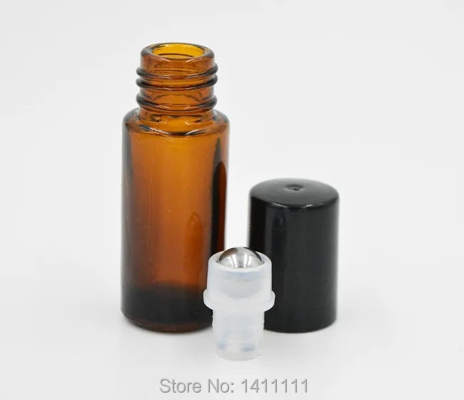 700 шт DHL бесплатно многоразового толстого 5 мл 1/6 унций Янтарный рулон на аромат