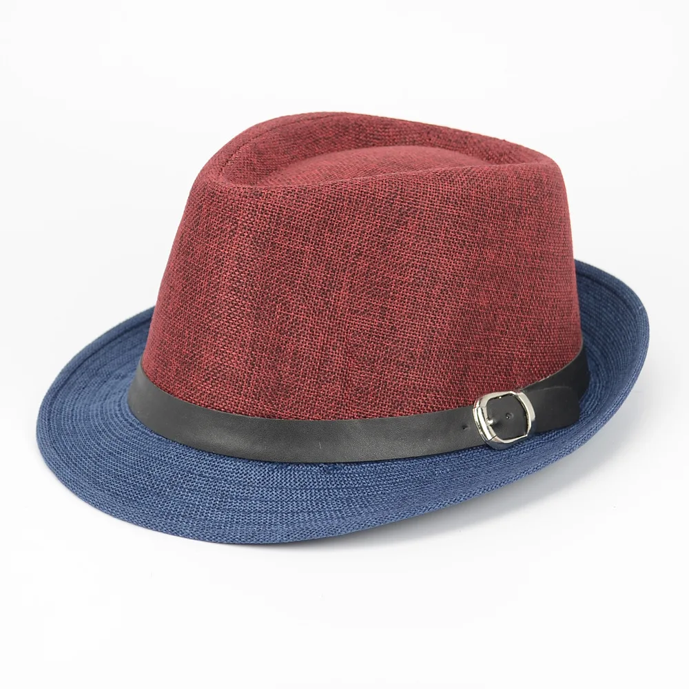 2019 Женская и мужская летняя Панама Соломенная пляжная шляпа для мужчин джазовая