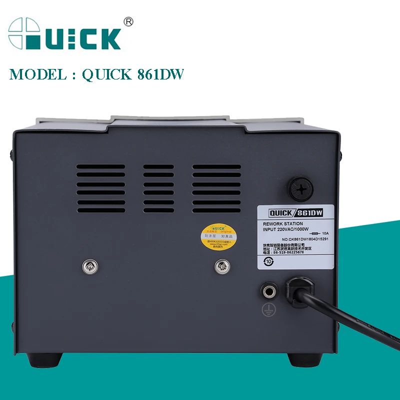QUICK 861DW 1000W BGA наладочная станция пистолет горячего воздуха интеллектуальная