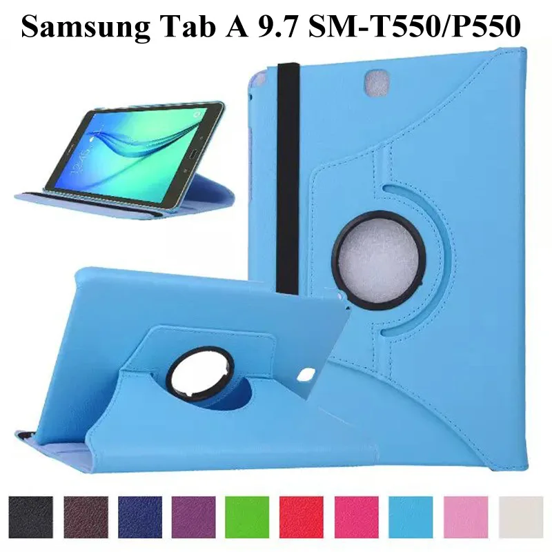 Для P550 SM T550/T555 чехол для планшета 360 Rotaing кожаный Samsung Galaxy Tab A 9 7 дюймов T550 T555 +