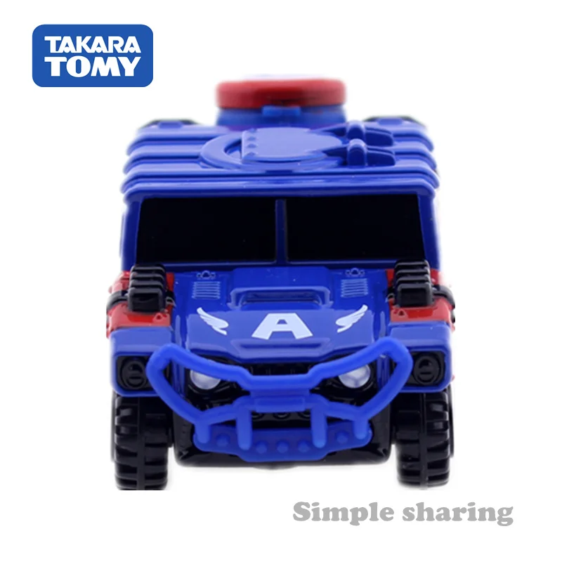 Takara Tomy мечта Tomica № 144 hummer h2 Капитан Америка крейсерская модель комплект с героями
