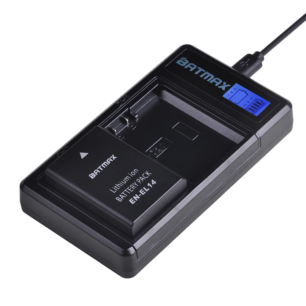 Аккумулятор для камеры EN EL14 EL14a ЖК дисплей зарядное устройство USB Nikon P7800 P7700 P7100 P7000