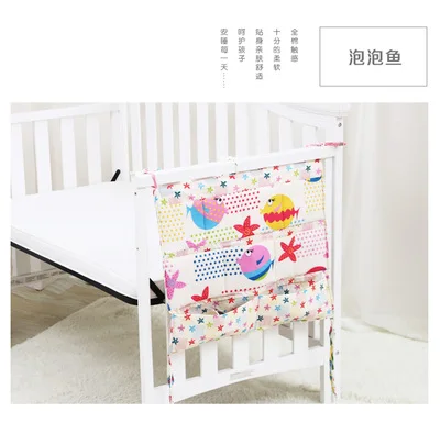 Многофункциональная подвесная сумка для хранения детской кроватки хлопковый