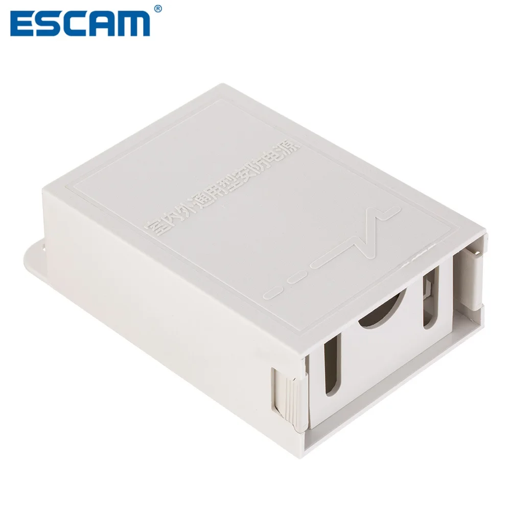 ESCAM DC 12 В 2A наружная Водонепроницаемая CCTV камера безопасности адаптер питания камеры видеонаблюдения s установка камеры питания