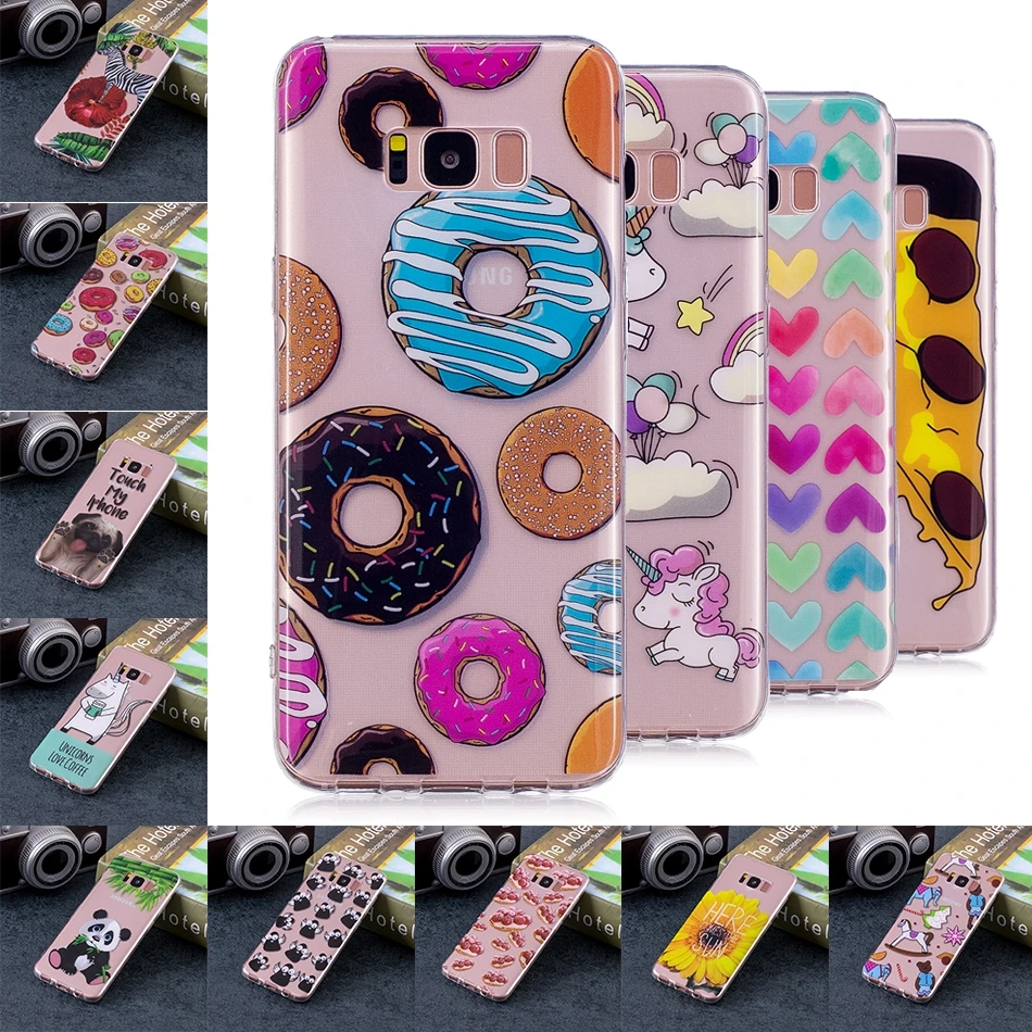 Для samsung galaxy A3 A5 S8 S9 J3 J5 J7 2017 Европейский Case силиконовая Прозрачная программный