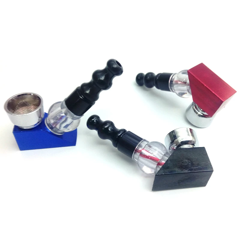 Металлические курительные трубки для табака портативная креативная курительная