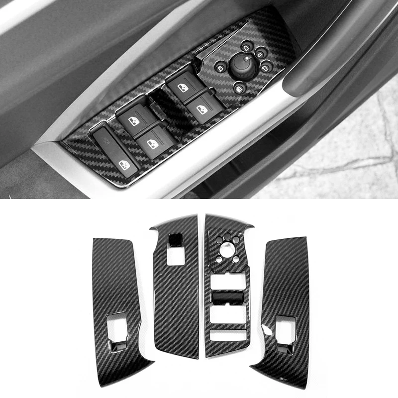 

LHD! for Audi Q3 (F3) 2019 2020 2021 ABS Car Styling Interior AccessoriesDoor Window Lift Switch Buttons Cover Trim
